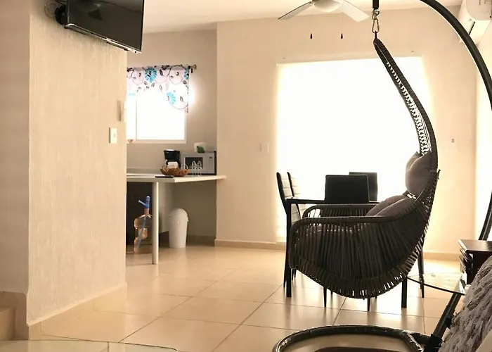 Сasa de vacaciones Playaturquesa Moderna Casa C/r Auto A 9 Min 5ta Ave Playa del Carmen